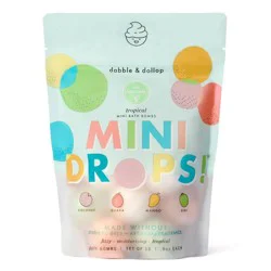 Dabble & Dollop Mini Bath Bombs - Tropical - 12ct/0.8oz