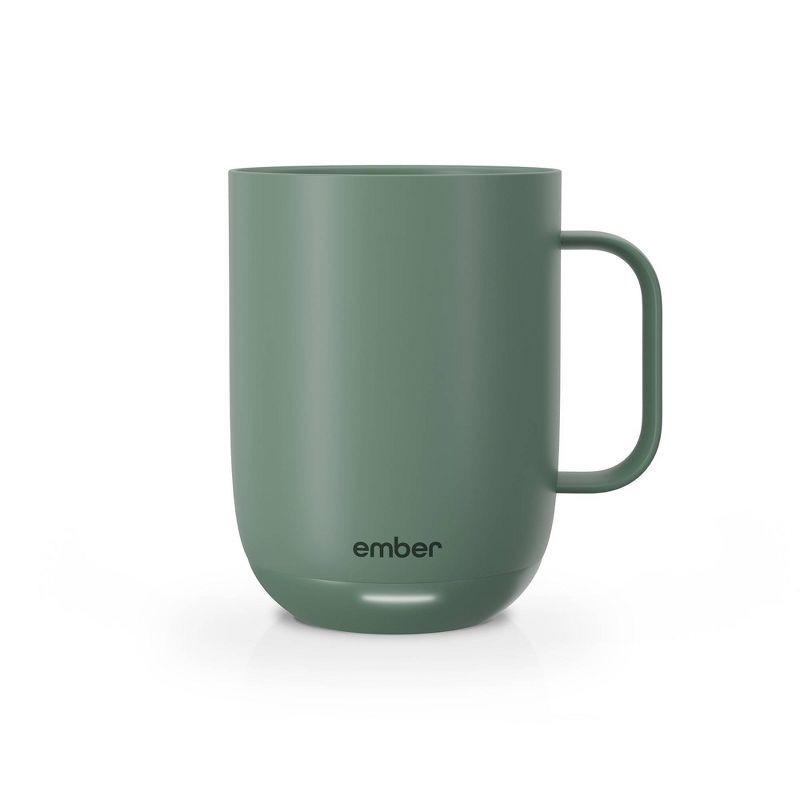 slide 1 of 13, Ember Mug 2 14oz Temperature Control Smart Mug Sage Green: Ceramic Stainless Steel Drinkware for Hot Beverages, 14 oz