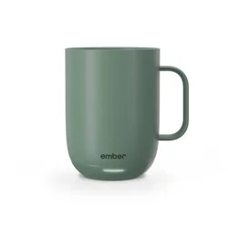 Ember Mug 2 14oz Temperature Control Smart Mug Sage Green: Ceramic Stainless Steel Drinkware for Hot Beverages