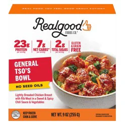 Real Good Gluten Free Frozen General Tso's Chicken Bowl - 9oz