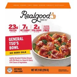 Real Good Gluten Free Frozen General Tso's Chicken Bowl - 9oz