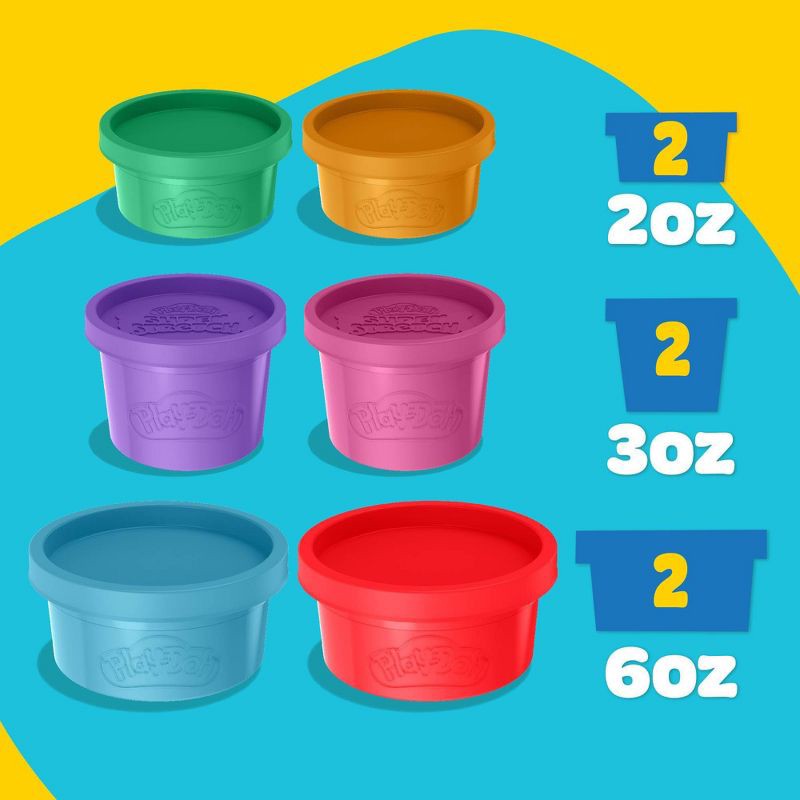 slide 5 of 6, Play-Doh Variety Multipack - 6pc, 6 ct