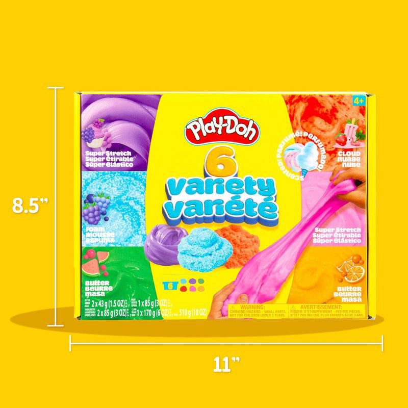 slide 6 of 6, Play-Doh Variety Multipack - 6pc, 6 ct