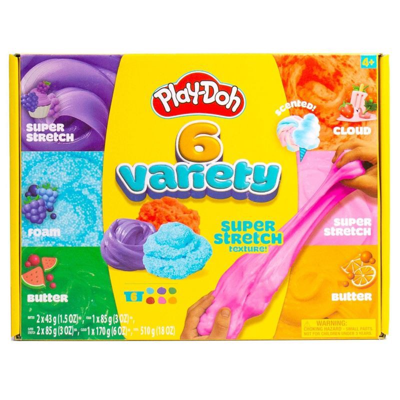 slide 1 of 6, Play-Doh Variety Multipack - 6pc, 6 ct