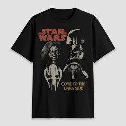 Men's Star Wars Villians Short Sleeve Graphic T-Shirt - Black S