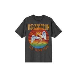 Men's Led Zeppelin Short Sleeve Graphic T-Shirt - Gray M