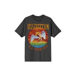 Men's Led Zeppelin Short Sleeve Graphic T-Shirt - Gray XL