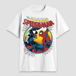 Men's Amazing Spider-Man Short Sleeve Graphic T-Shirt - White XXL