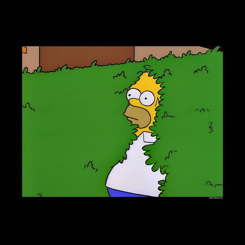 slide 3 of 3, Men's The Simpsons Short Sleeve Crewneck T-Shirt - Black XXL, 1 ct