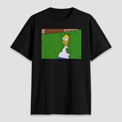 Men's The Simpsons Short Sleeve Crewneck T-Shirt - Black XXL