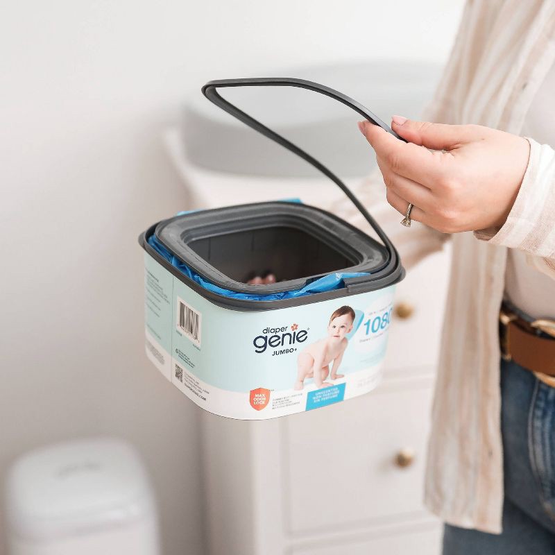 slide 8 of 9, Diaper Genie Jumbo Square Disposal Bag Refill - 1080ct, 1080 ct