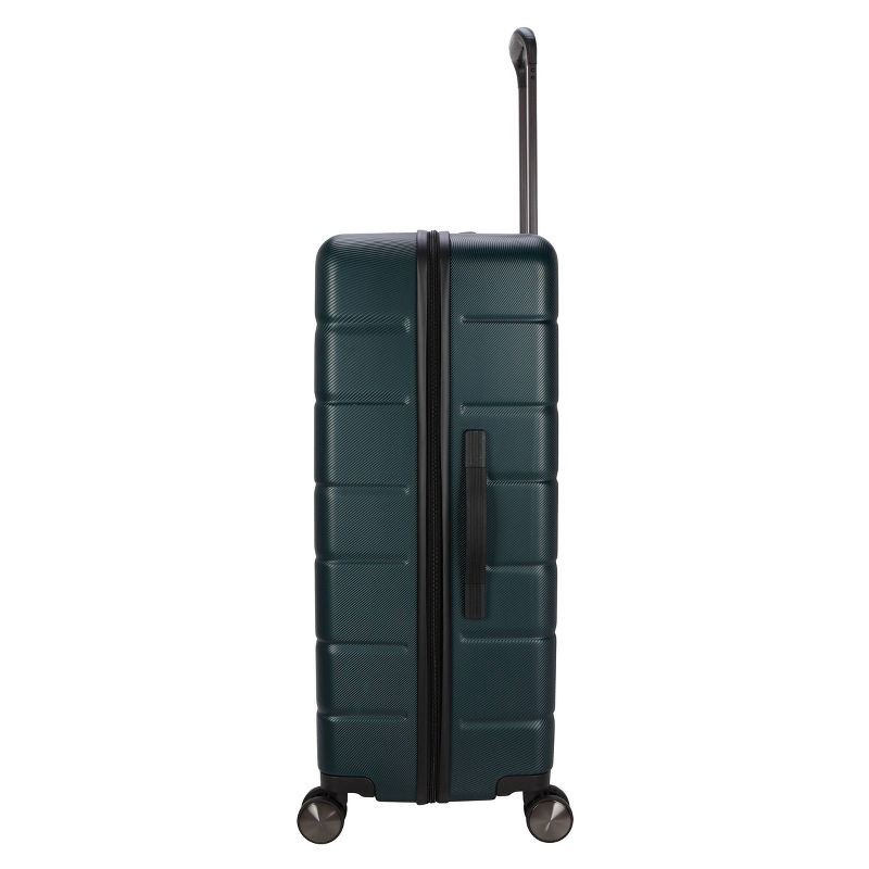 slide 2 of 10, Skyline Hardside Large Checked Spinner Suitcase - Sea Moss: 8 Wheels, Telescoping Handle, 1 ct