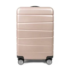 Skyline 8 Wheel Hardside Spinner 20" Carry On Suitcase - Oxford Tan
