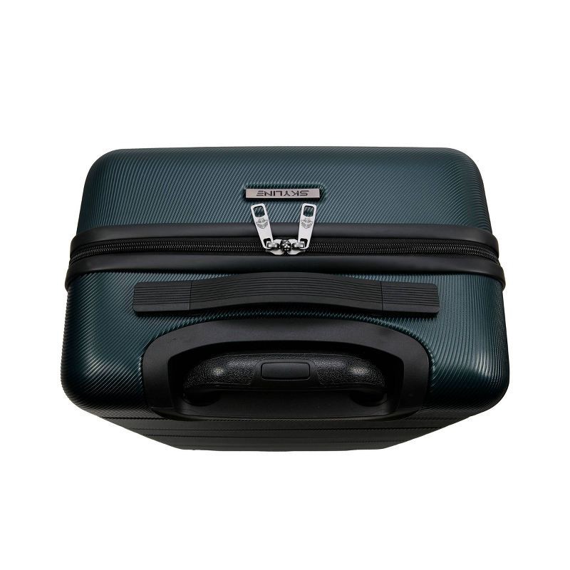 slide 8 of 10, Skyline Hardside Carry On Spinner Suitcase - Sea Moss: Lightweight 8-Wheel Travel Luggage, 1 ct