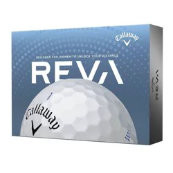 Callaway Reva Golf Balls - White: Sports Rubber Ionomer, 13+ Age, 12 Pack