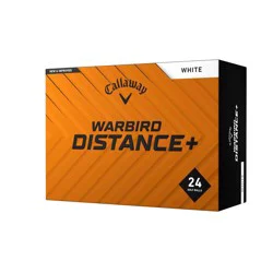 Callaway Double Dozen Warbird Golf Balls: Rubber Core Ionomer Shell, 24-Pack