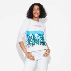 Women's The Beach Boys Mountain Graphic Sweatshirt - Gray L
