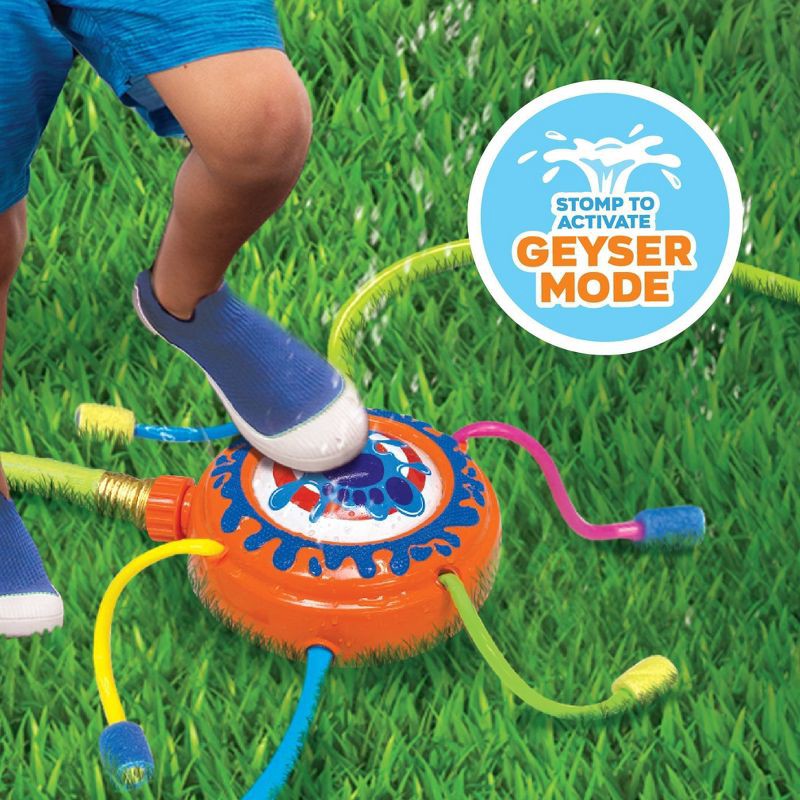 slide 3 of 9, Banzai Stomp Blast Sprinkler: PVC Play Toy for Kids, Ages 3 and Up, 1 ct