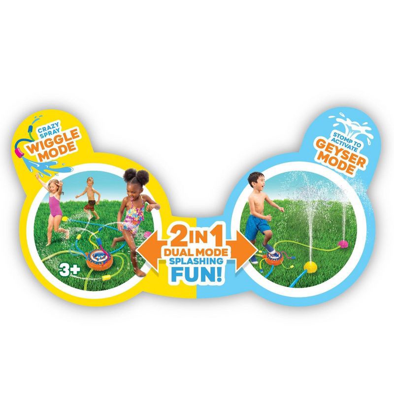 slide 4 of 9, Banzai Stomp Blast Sprinkler: PVC Play Toy for Kids, Ages 3 and Up, 1 ct