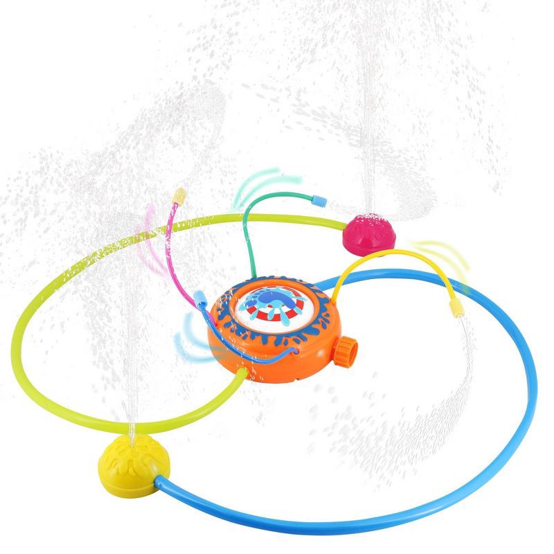 slide 1 of 9, Banzai Stomp Blast Sprinkler: PVC Play Toy for Kids, Ages 3 and Up, 1 ct