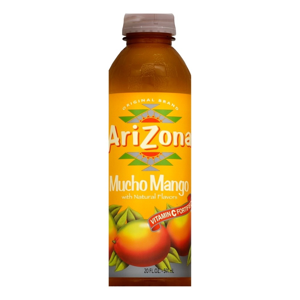 slide 3 of 4, AriZona Mucho Mango Bottle - 20 fl oz, 20 fl oz