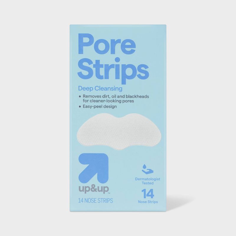 slide 1 of 3, Deep Cleansing Pore Strips - 14ct - up&up™, 14 ct