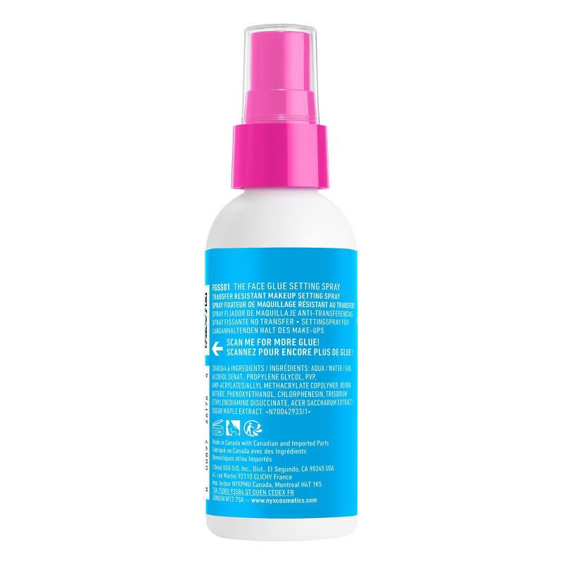 slide 12 of 12, NYX Professional Makeup The Face Glue Makeup Setting Spray - 2 fl oz, 2 fl oz