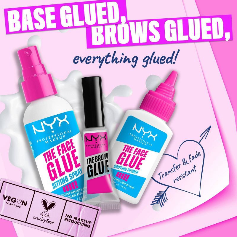 slide 10 of 12, NYX Professional Makeup The Face Glue Makeup Setting Spray - 2 fl oz, 2 fl oz