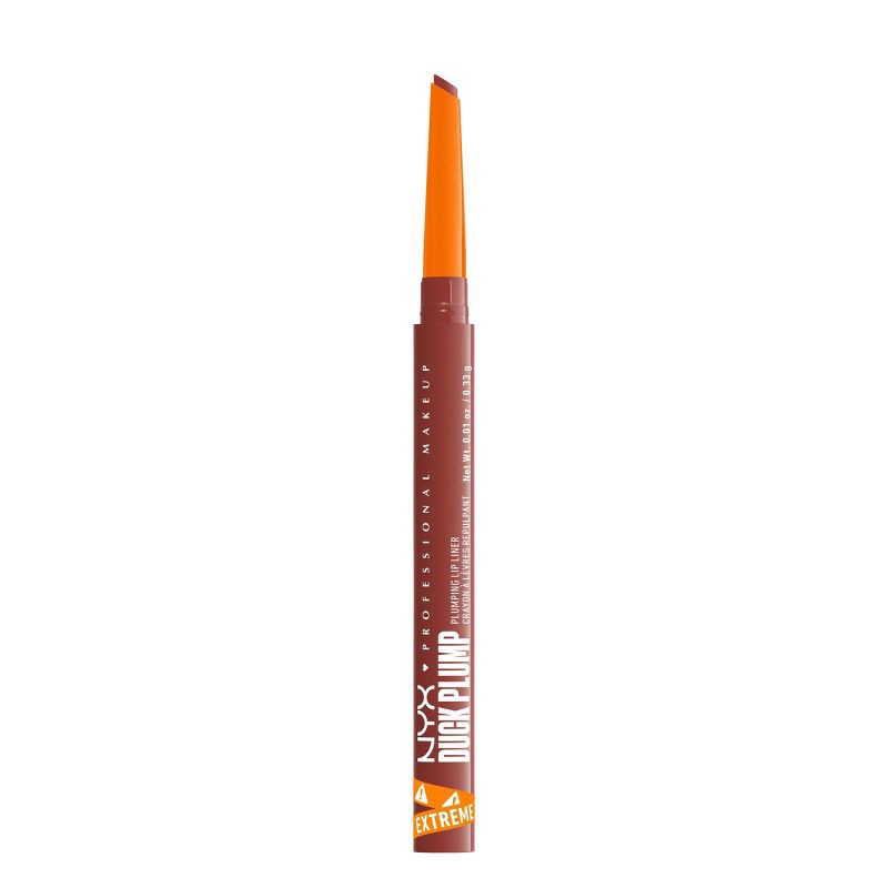 slide 1 of 10, NYX Professional Makeup Duck Plump Plumping Lip Liner - Swollen Spice - 0.01oz, 0.01 oz