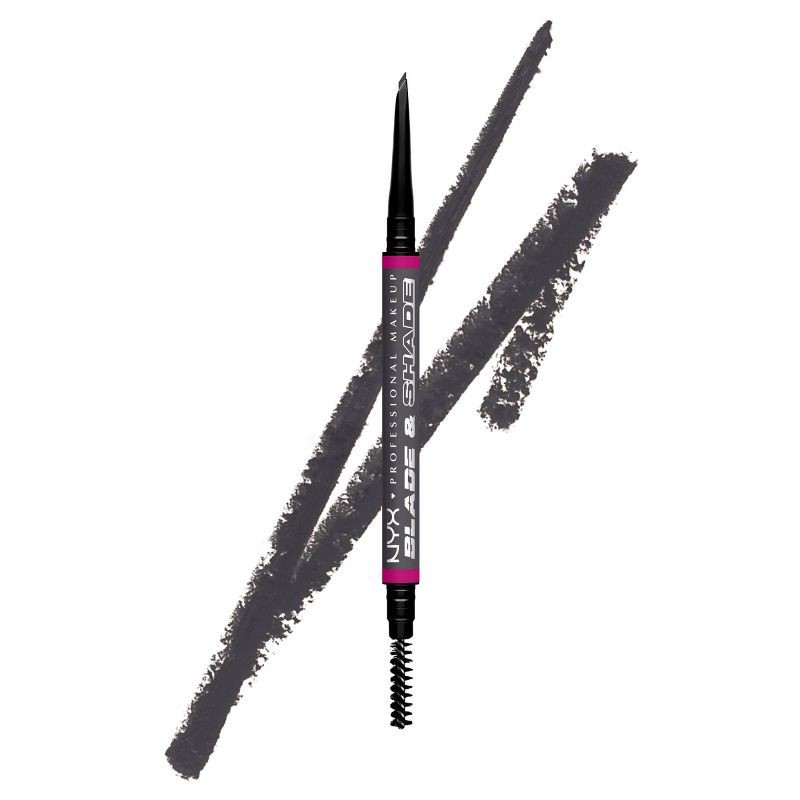 slide 2 of 10, NYX Professional Makeup Brow Blade & Shade Nano Mechanical Brow Pencil - Gray - 0.002oz, 0.002 oz