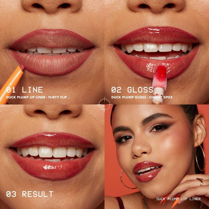 slide 8 of 10, NYX Professional Makeup Duck Plump Plumping Lip Liner - Fill Em' In - 0.01oz, 0.01 oz