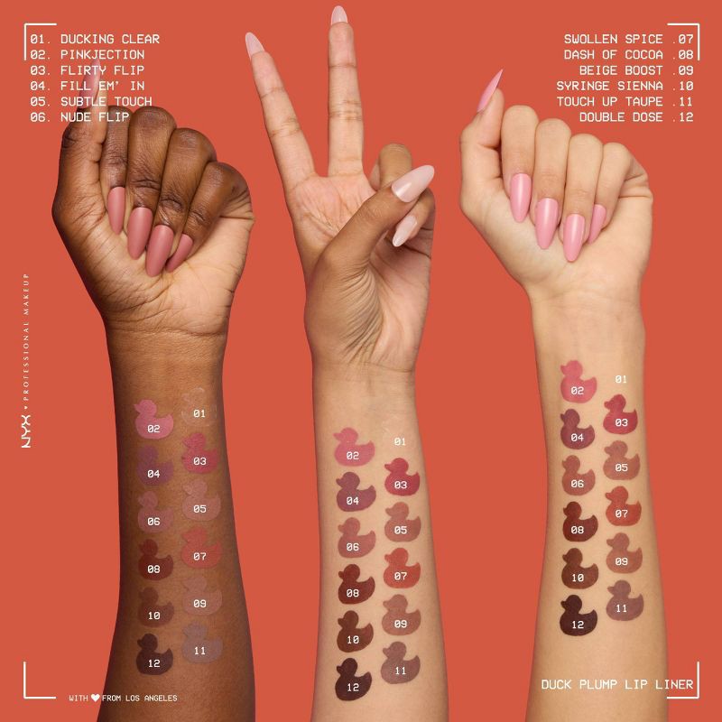 slide 5 of 10, NYX Professional Makeup Duck Plump Plumping Lip Liner - Pinkjection - 0.01oz, 0.01 oz