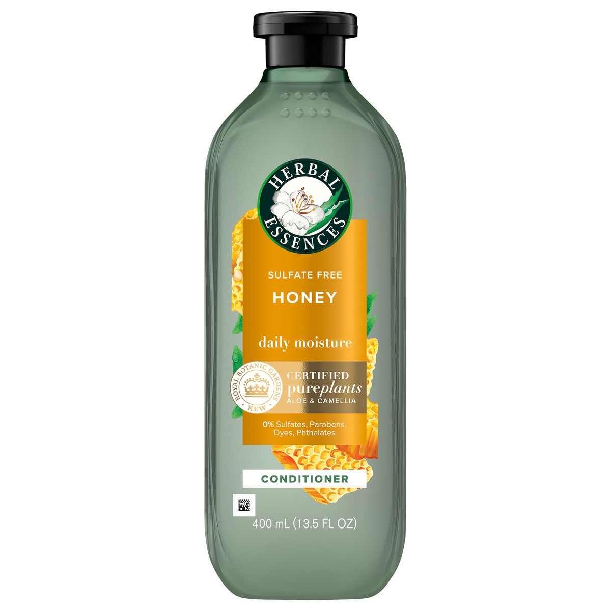 slide 1 of 6, Herbal Essences Honey Daily Moisture Sulfate Free Conditioner, 13.5 fl oz, Protects and Nourishes Dry Hair, with Certified Camellia Oil and Aloe Vera, For All Hair Types, Especially Dry Hair, 13.5 fl oz