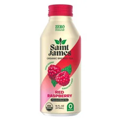 Saint James Red Raspberry Organic Black Tea 16oz.