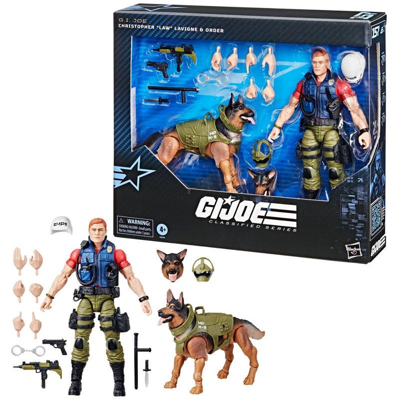 slide 4 of 8, G.I. Joe Classified Series #157, Christopher "Law" Lavigne & Order, 1 ct