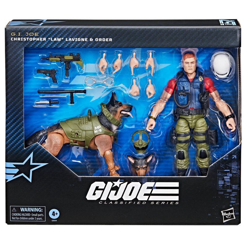 slide 5 of 8, G.I. Joe Classified Series #157, Christopher "Law" Lavigne & Order, 1 ct