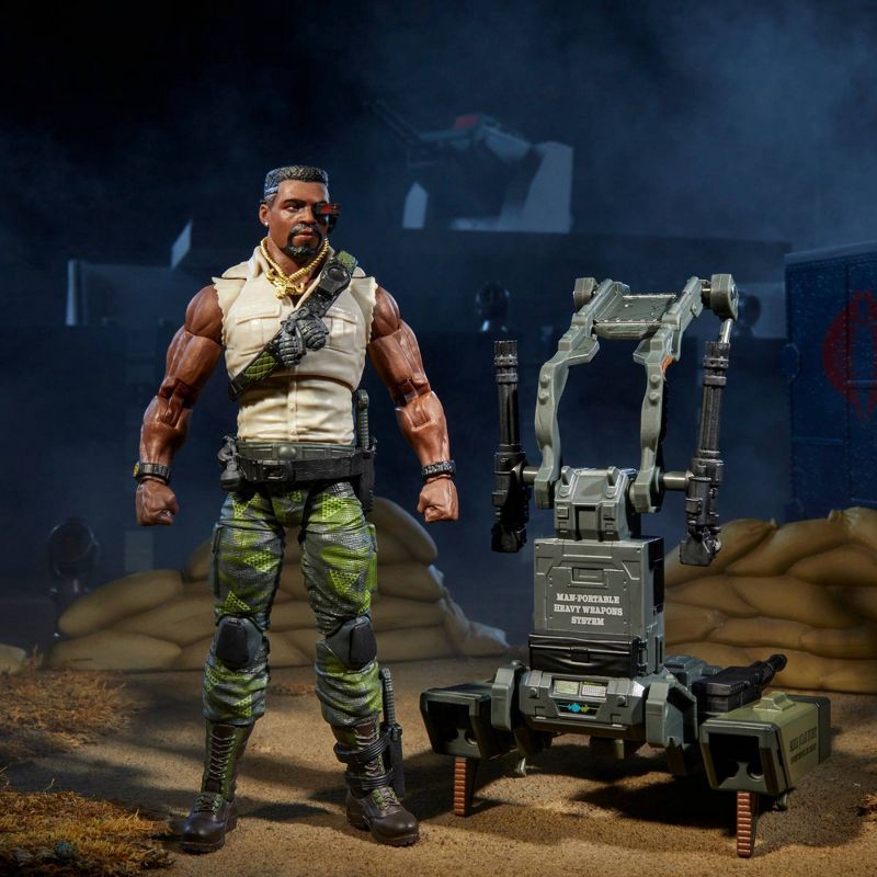 slide 5 of 6, G.I. Joe Classified Series Heavy Duty with Man-Portable Heavy Weapons System Action Figure, 1 ct