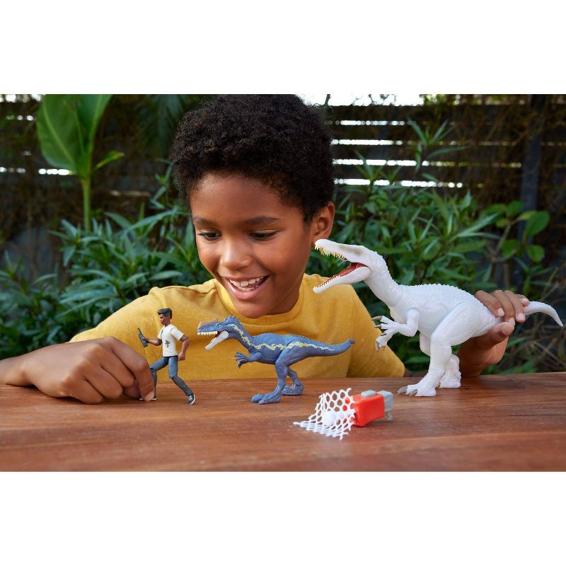 slide 2 of 6, Jurassic World Chaos Theory: Darius & Baryonyx & Monolophosaurus Action Figure Toys, 1 ct