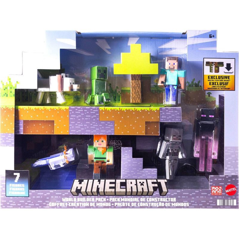 slide 1 of 3, Minecraft Evergreen Storypack Set - 7pk, 7 ct