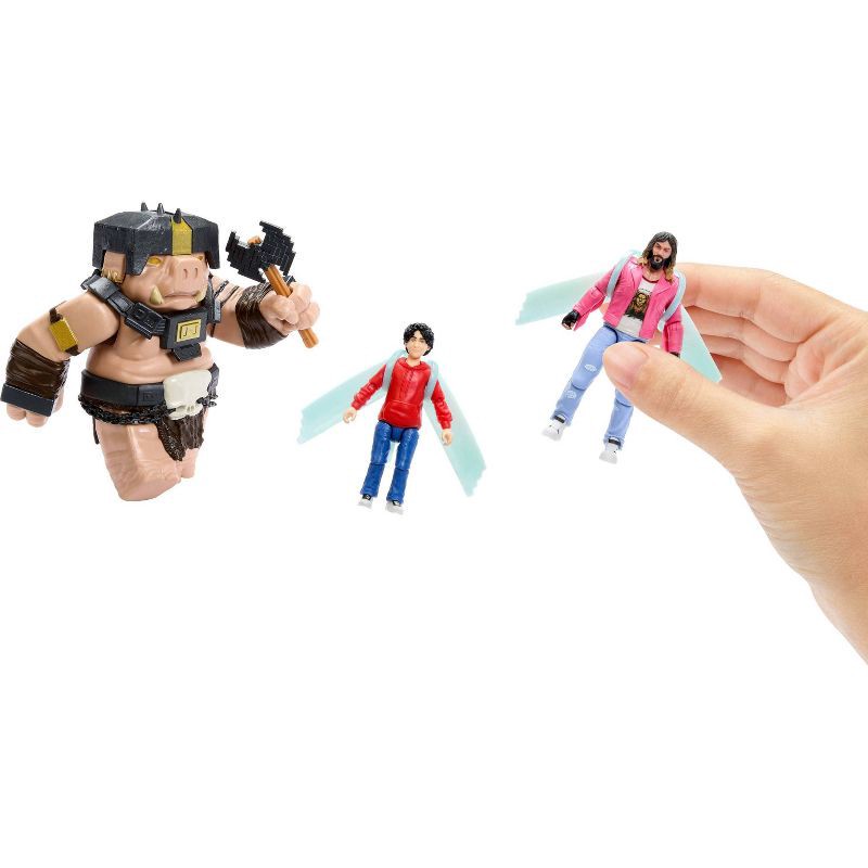 slide 2 of 6, Minecraft A Well-Crafted Escape Figure Pack with 3 Action Figures & 4 Accessories Inspired by the Movie, 1 ct