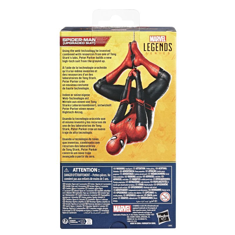 slide 4 of 7, Avengers Marvel Legends Series Spider-Man (Upgraded Suit) Action Figure, 1 ct