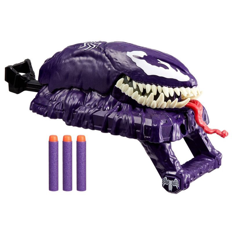 slide 1 of 6, Marvel Spider-Man Venom vs Marvel's Venom Strike Blaster, Halloween Costume Accessory, 1 ct
