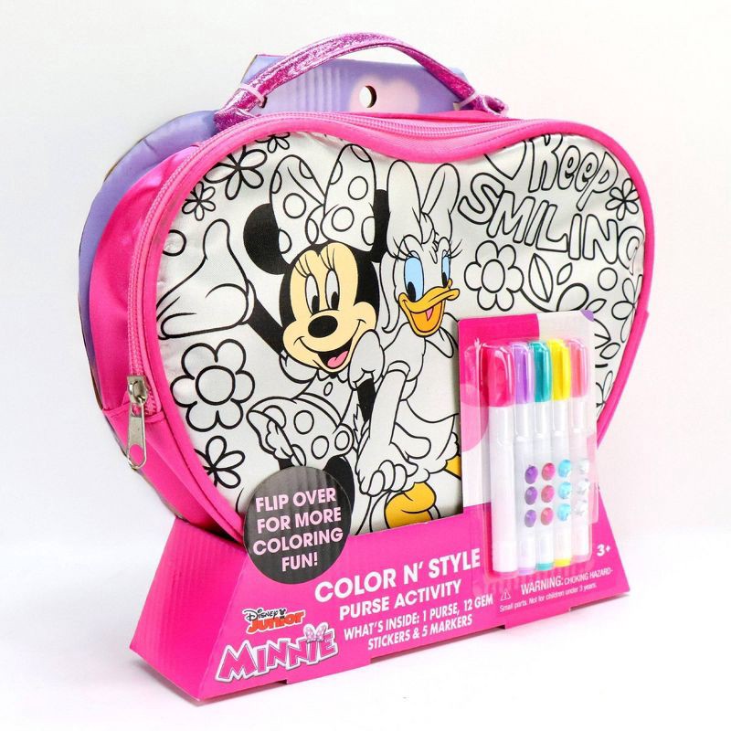 slide 2 of 7, Minnie Mouse Color N' Style Purse, 1 ct