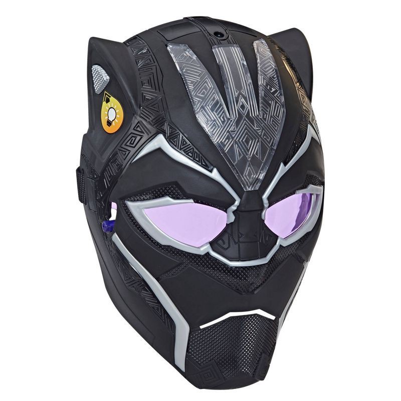 slide 1 of 7, Hasbro Marvel Avengers Black Panther Vibranium Power FX Mask, Halloween Costume, 1 ct