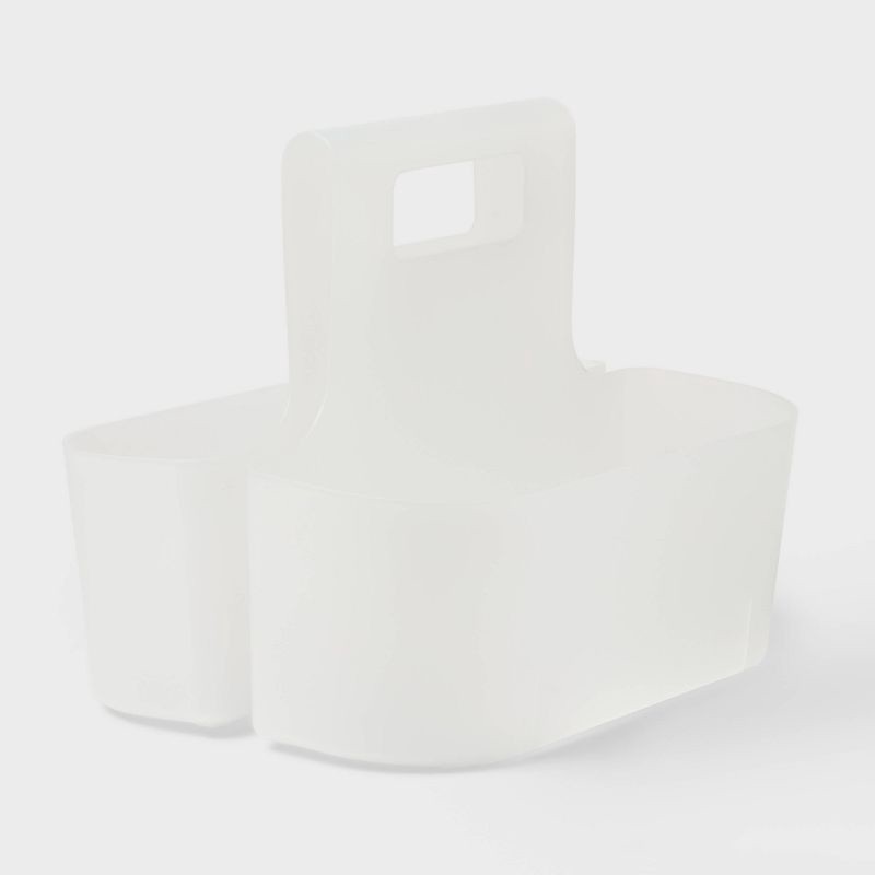 slide 1 of 3, Frosted Bath Caddy - Brightroom™, 1 ct
