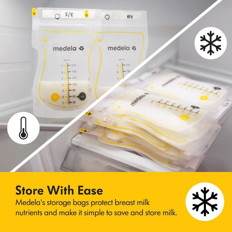 slide 3 of 10, Medela Recyclable Breast Milk Storage Bags - 100ct, 100 ct