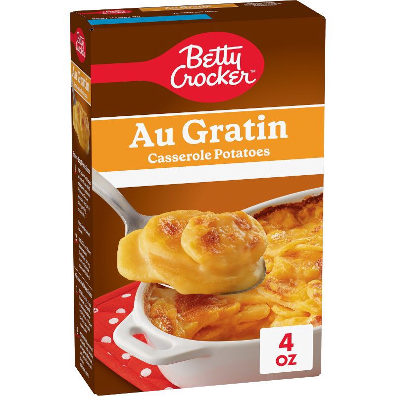 slide 1 of 7, Betty Crocker Sliced Au Gratin Potatoes - 4oz, 4 oz