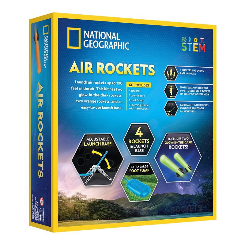 slide 3 of 4, National Geographic Air Rockets Science Kits, 1 ct