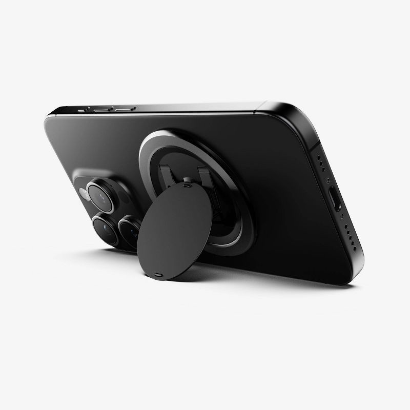 slide 2 of 12, ohsnap! Snap Grip Luxe Magnetic Phone Grip - Ultra Thin, Fits Any Phone - Obsidian Black, 1 ct