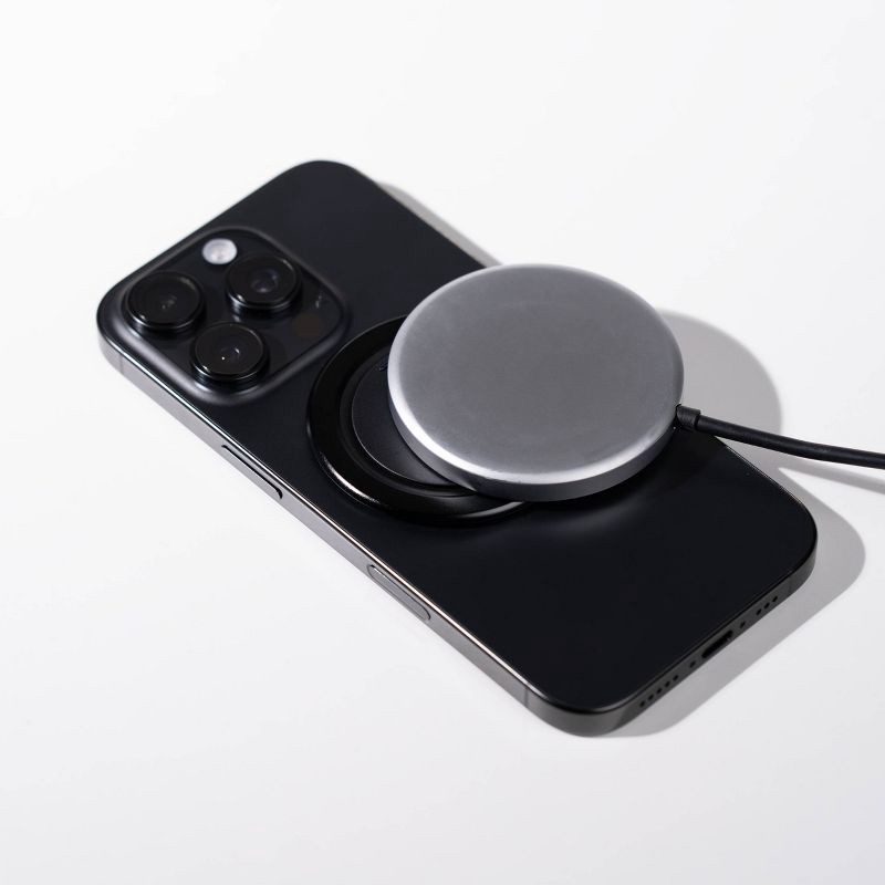 slide 12 of 12, ohsnap! Snap Grip Luxe Magnetic Phone Grip - Ultra Thin, Fits Any Phone - Obsidian Black, 1 ct